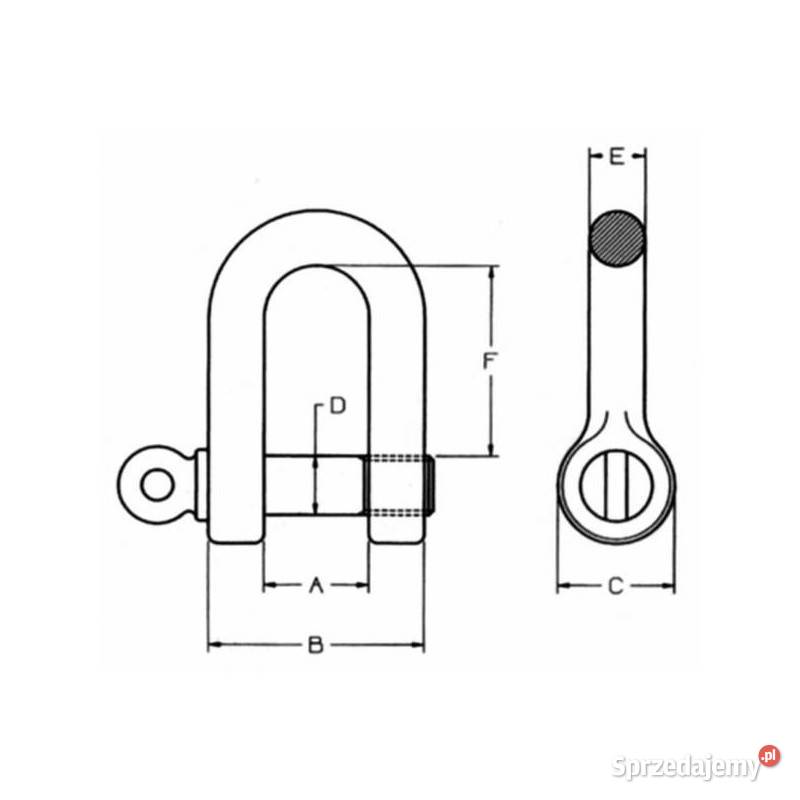 Szekla ze sworzniem 8 TOP 81054 Kamionna