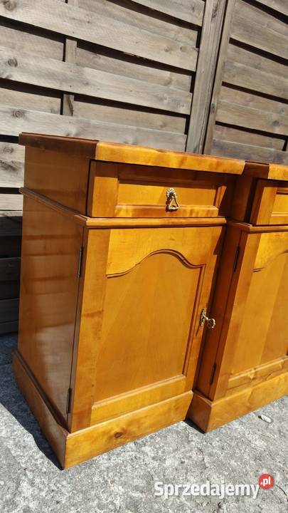 Komoda drewniana w stylu Biedermeier złota Komody Warszawa