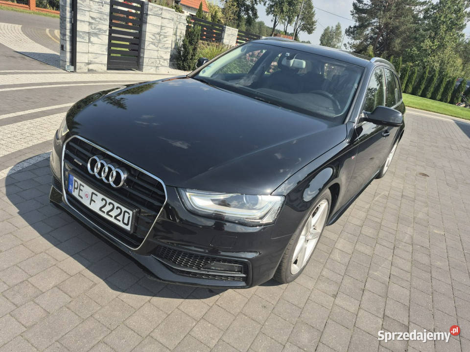 Audi A4 xenon led navi chromy ładny s line A4 Drelów