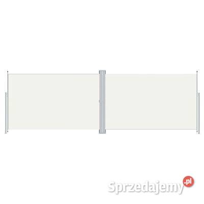 vidaXL Zwijana markiza boczna kremowa 200 x 600 Parasole ogrodowe Warszawa
