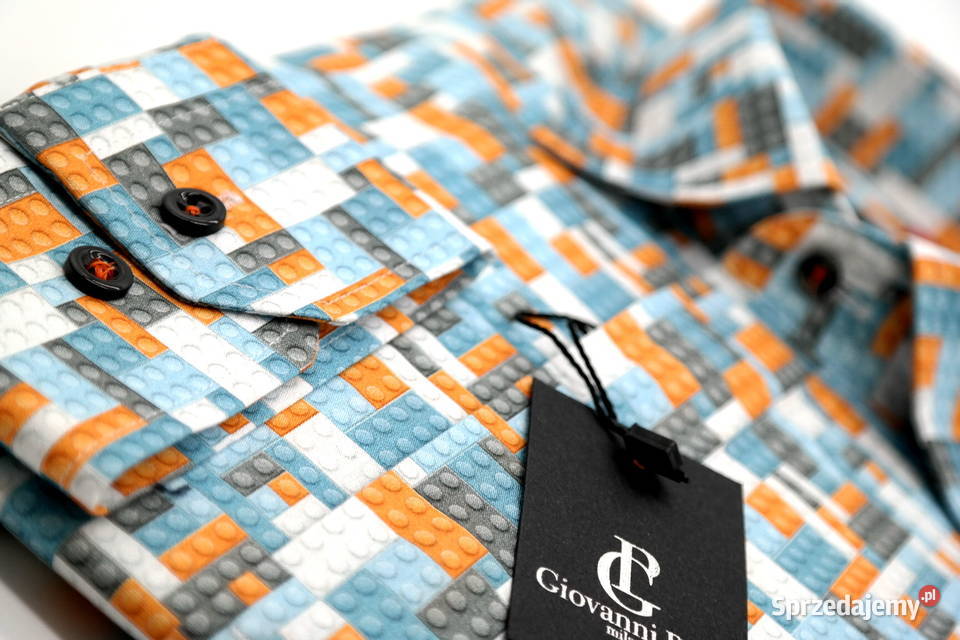 GIOVANNI PERA Koszula męska klocki lego różne wielkopolskie Ostrów Wielkopolski