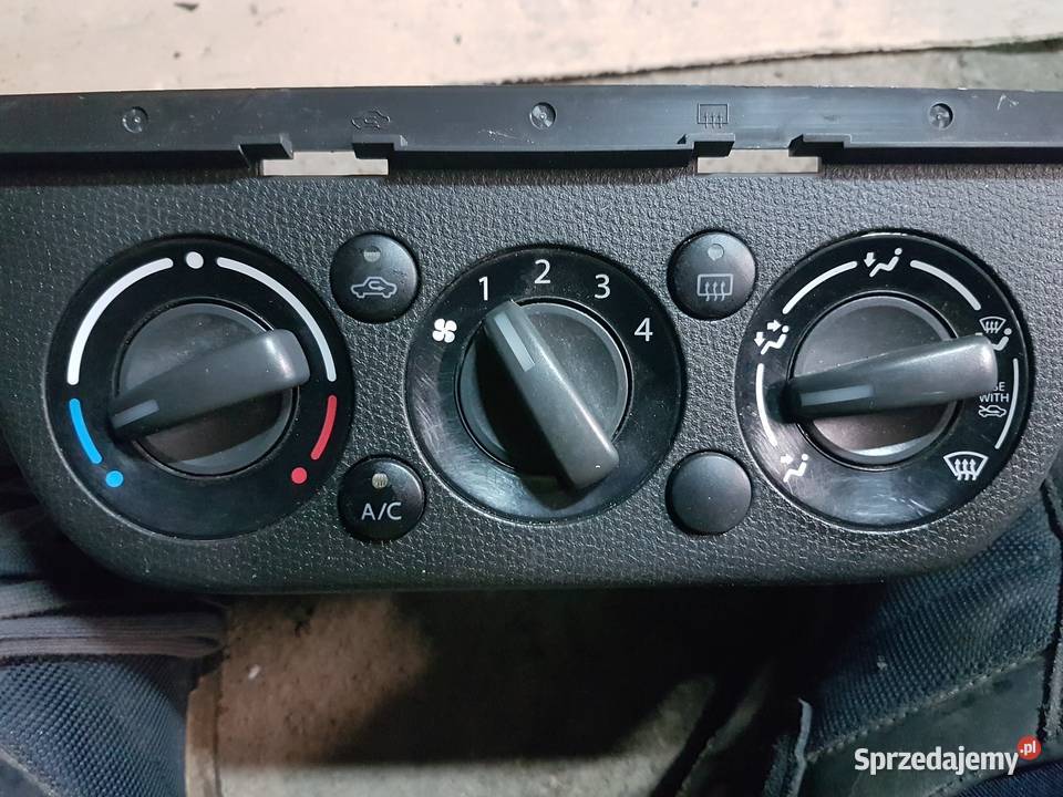 SUZUKI SWIFT 2007 MK6 PANEL OGRZEWANIA panele sterowania, przełączniki Części samochodowe Turek
