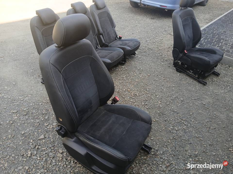 Fotele Siedzenia komplet skóra alcantara Ford S osobowe Radłów