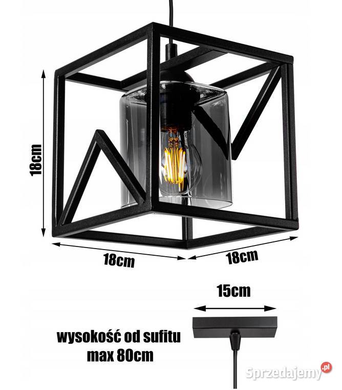 LAMPA SUFITOWA PLAFON ŻYRANDOL LOFT EDISON Choroszcz sprzedam