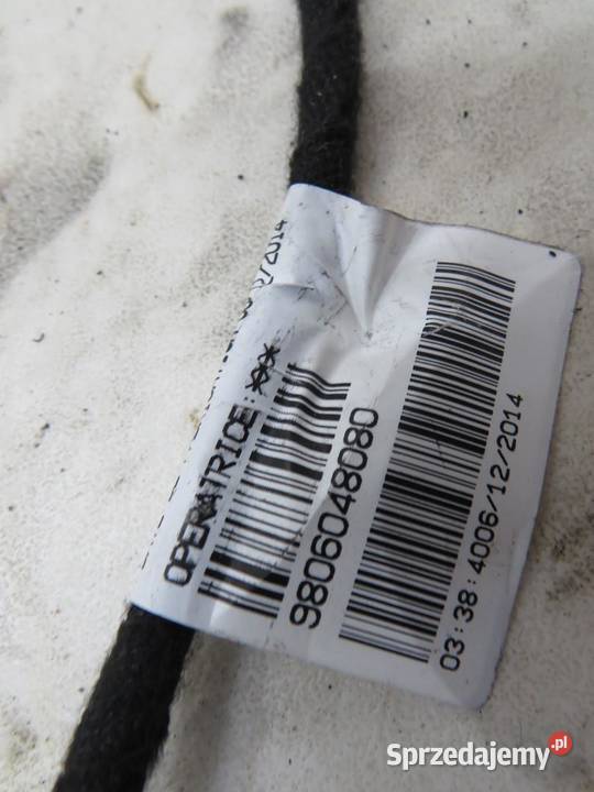 GNIAZDO USB PEUGEOT 308 T9 9806048080 Rozdzielacze gniazda zapalniczki