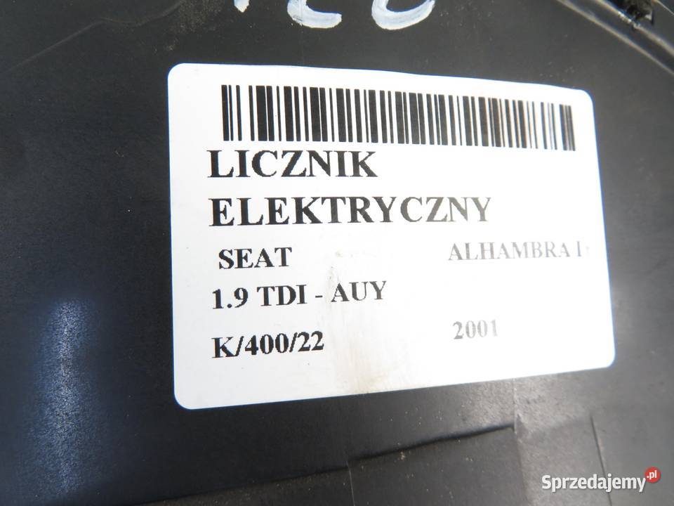 LICZNIK SEAT ALHAMBRA I 19 TDI PD 115 7M7920800G