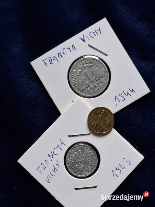 2 monety Francja Vichy 19431944 pomorskie sprzedam