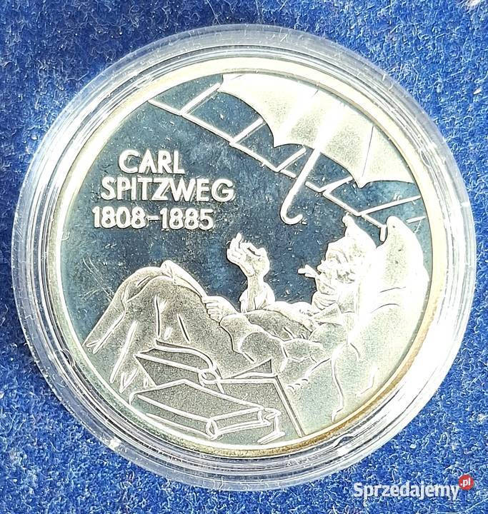 Srebrna Moneta 10 euro Niemcy 2008 Gliwice