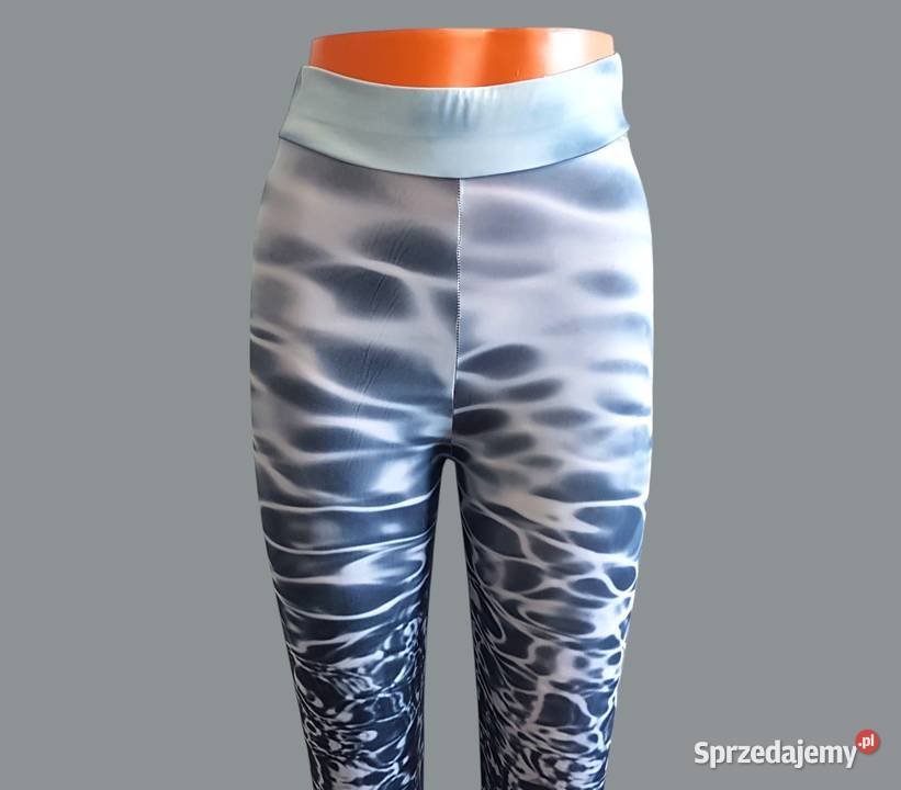 Legginsy damskie sportowe spodnie elastyczne