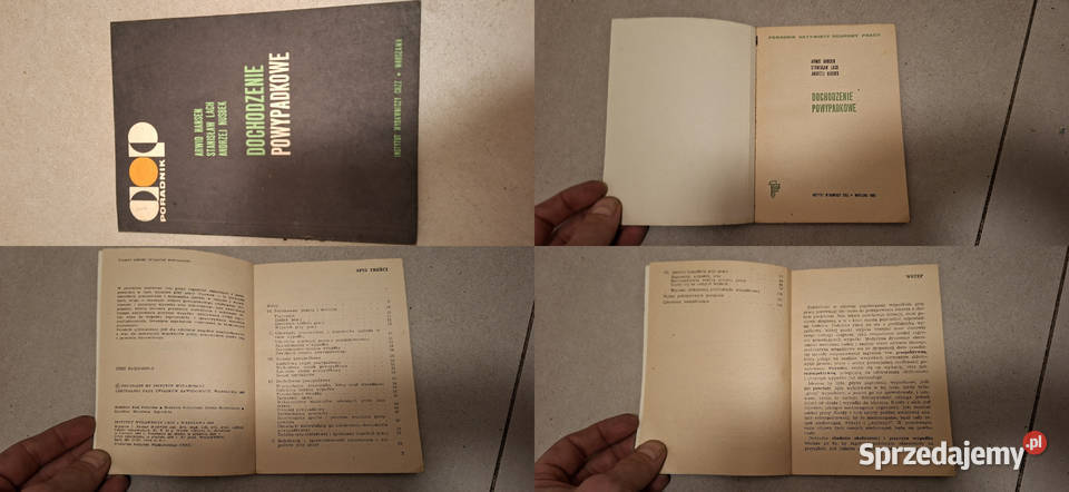 Pierwsze wydanie z 1981 Dochodzenie powypadkowe sprzedam