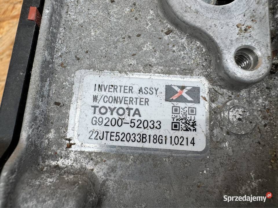 Inwenter falownik Toyota yaris 3 III hybrid sprzedam