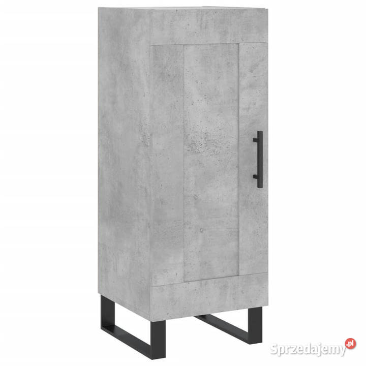 Wysoka szafka szarość betonu 345x34x180 Pozostałe Warszawa