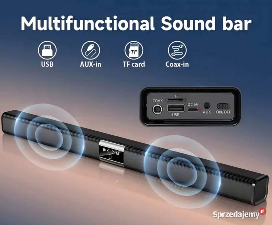 Soundbar bezprzewodowy Nowy
