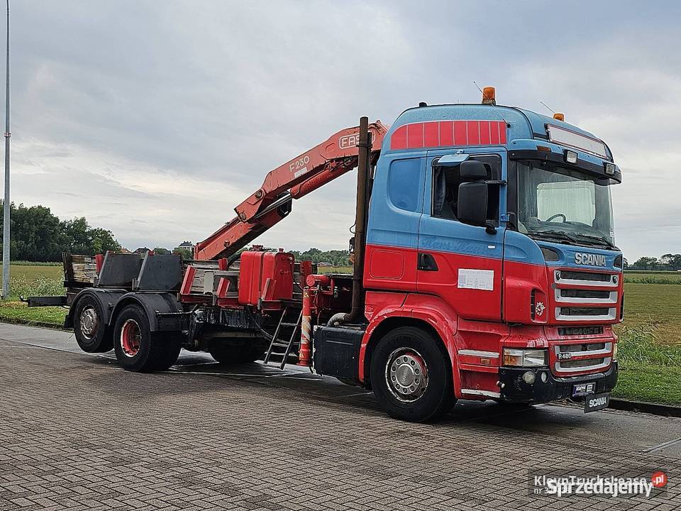 Scania R480 6X2 MANUAL CRANE platforma 2007