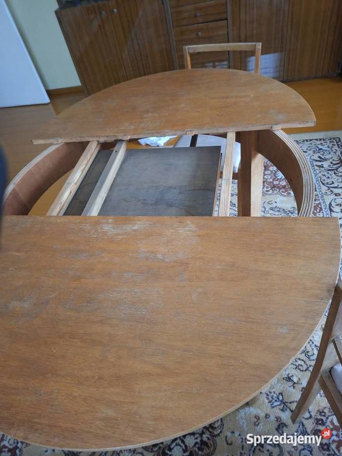 Stół jadalny owalny PRL sprzedam