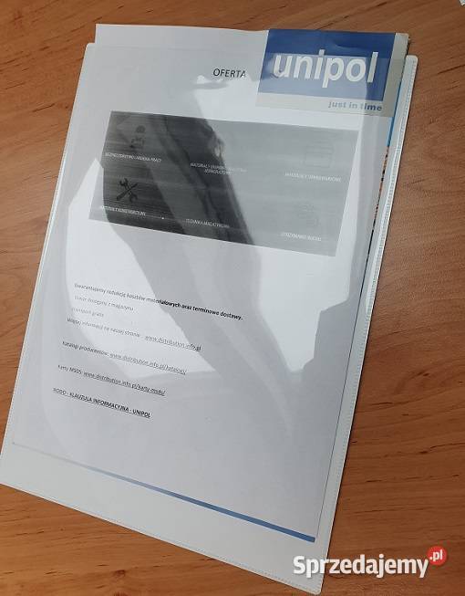 Koszulka kieszonka magnetyczna formatu A4 Gniezno
