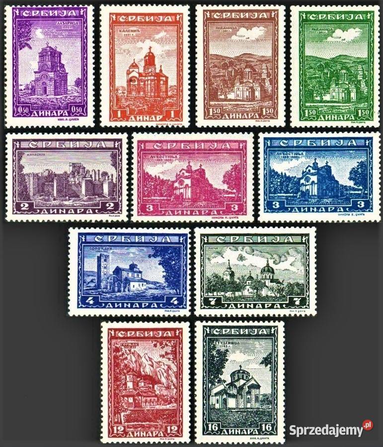 SERBIA 1942 MNHokupacja niemieckakompletna seria