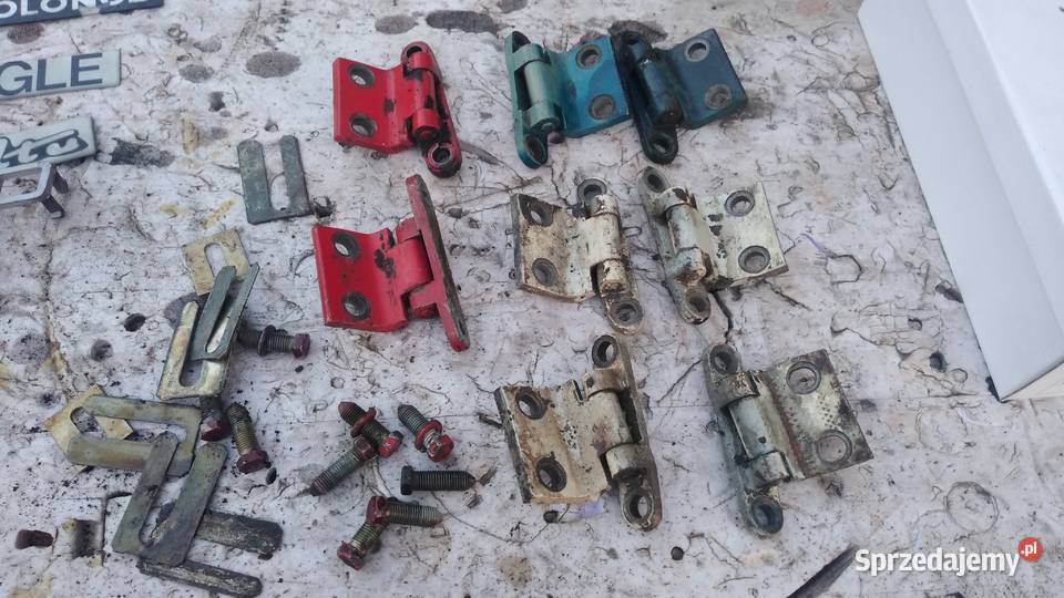 Polonez zawiasy komplet na przednie drzwi L i P Stalowa Wola