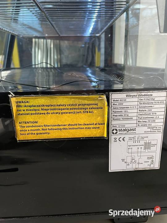 Sprzedam witrynę chłodniczą Lublin