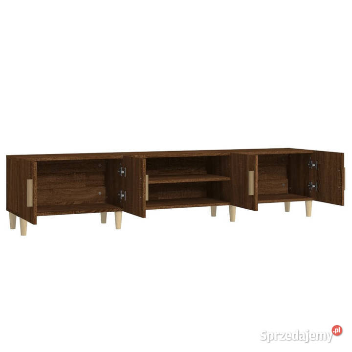 Szafka pod TV brązowy dąb 180x315x40 WM816263 Warszawa