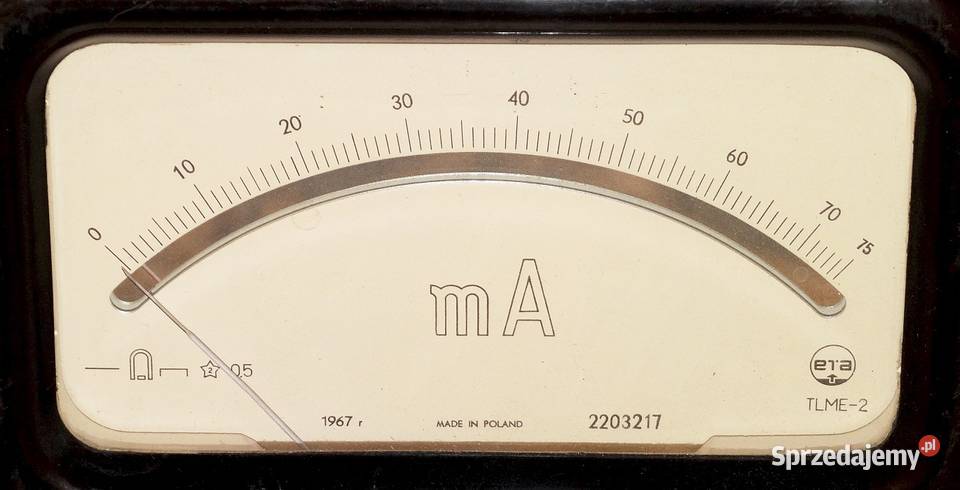 Miliamperomierz analogowy laboratoryjny 751530 sprzedam