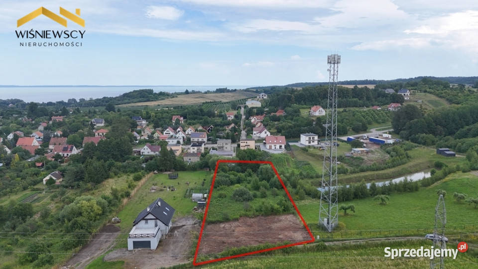 Działka budowlana z widokiem na Zalew Tolkmicko