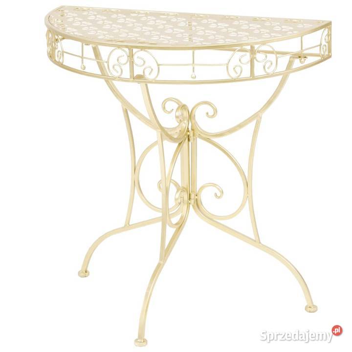 vidaXL Półokrągły stolik vintage Stoliki kawowe i ławy Warszawa