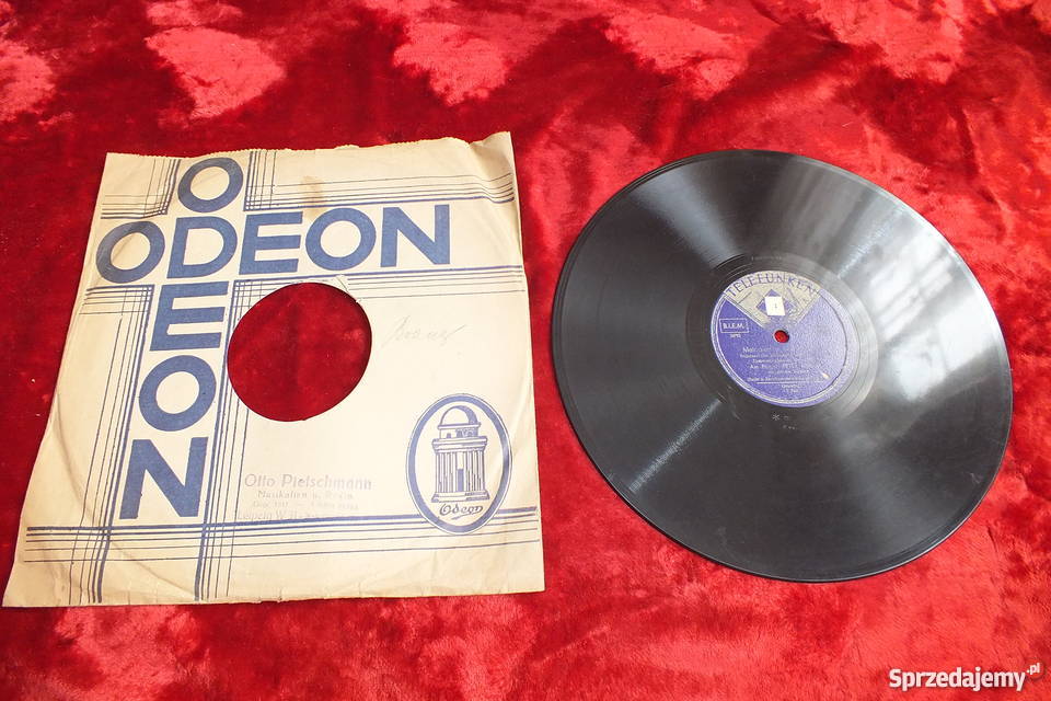 Płyta winylowa szelakowa niemiecka gruba i 1 płyta lubuskie