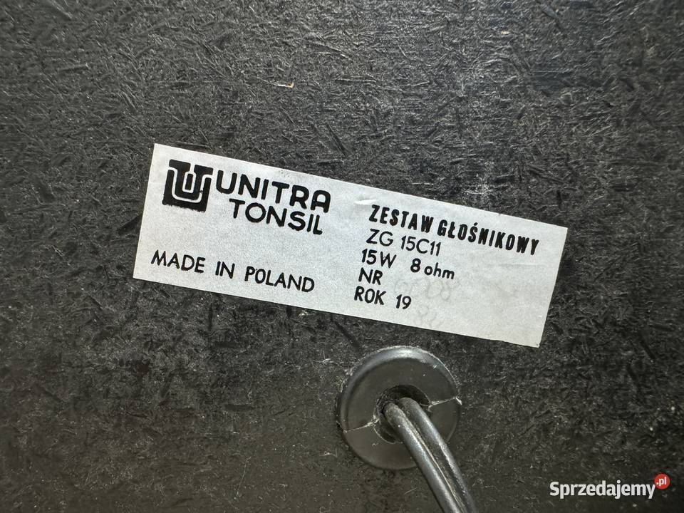 Kolumny głośnikowe Unitra Tonsil Zg15C11 and