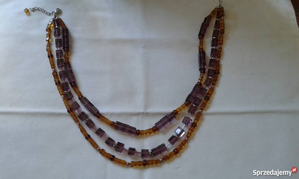 naszyjniki z koralików długie i eleganckie Katowice