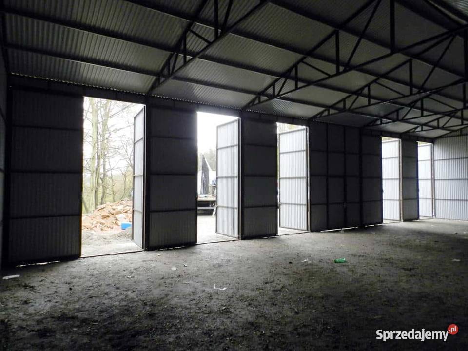 Blaszana montowana hala 1810 m ciemnozielona Kraków