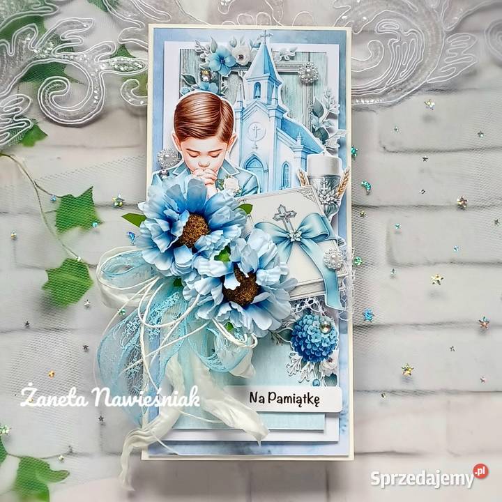 Kartka komunijna chłopca Mszana Dolna sprzedam