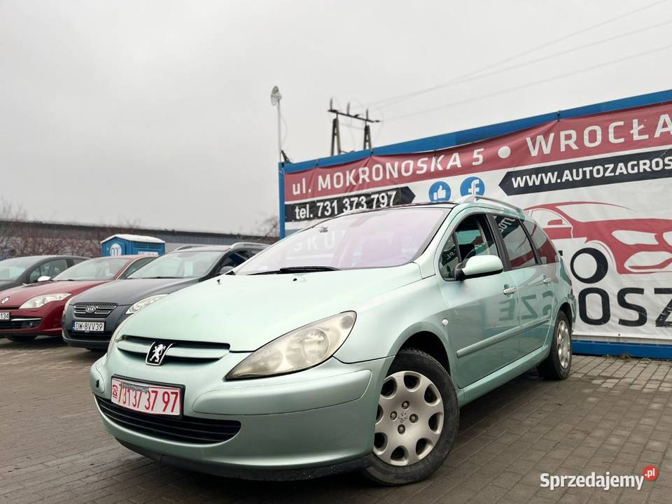 Peugeot 307sw 16 LPG 2005 7 osobowy Panorama Dl Wrocław