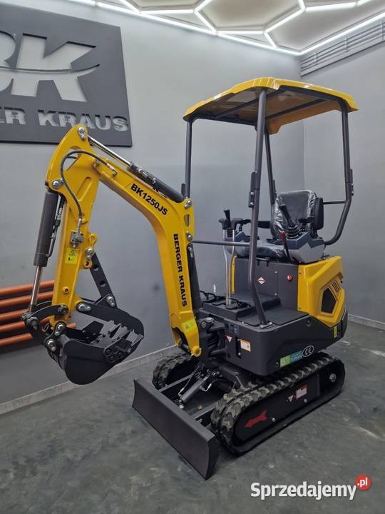 Mini Koparka Berger Kraus BK1250JS JOYSTICK pełny VAT