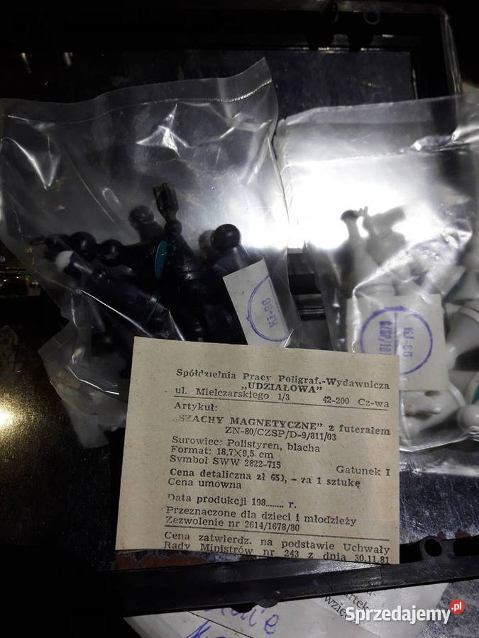 Kultowe szachy z czasów PRL Lata 80 NOWE NIE Warszawa
