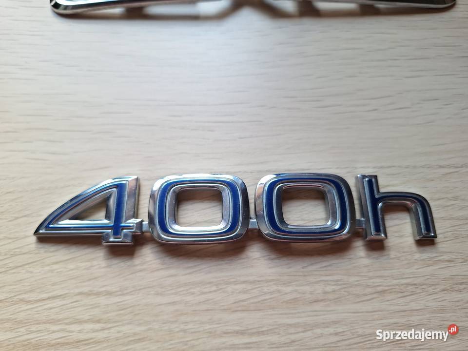 Lexus RX II 400h emblemat znaczek tylny RX 400h Rok produkcji 2007 Toruń sprzedam
