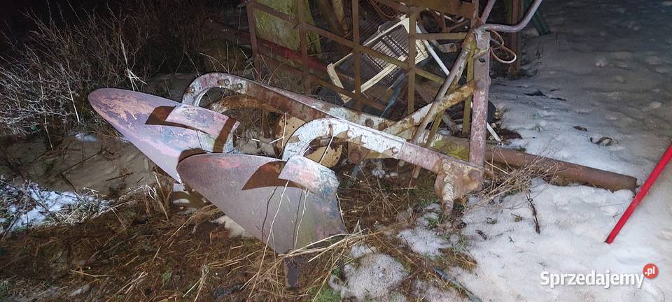 Pług dwuskibowy stan okazyjna