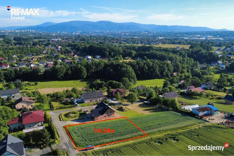 Działka z potencjałem 1438 m 1438m2 Grunty i działki Bielsko-Biała