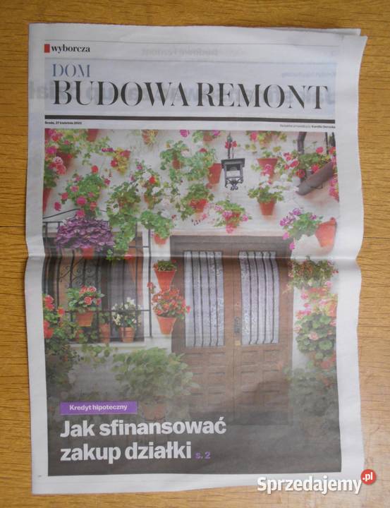 DOM Budowa remont Gazeta Wyborcza Parczew sprzedam