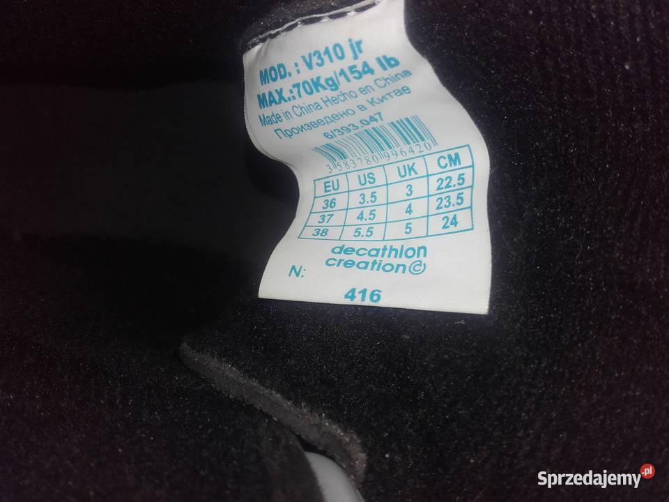 Rolki rozmiar 3638 do 70 z kaskiem Będzin