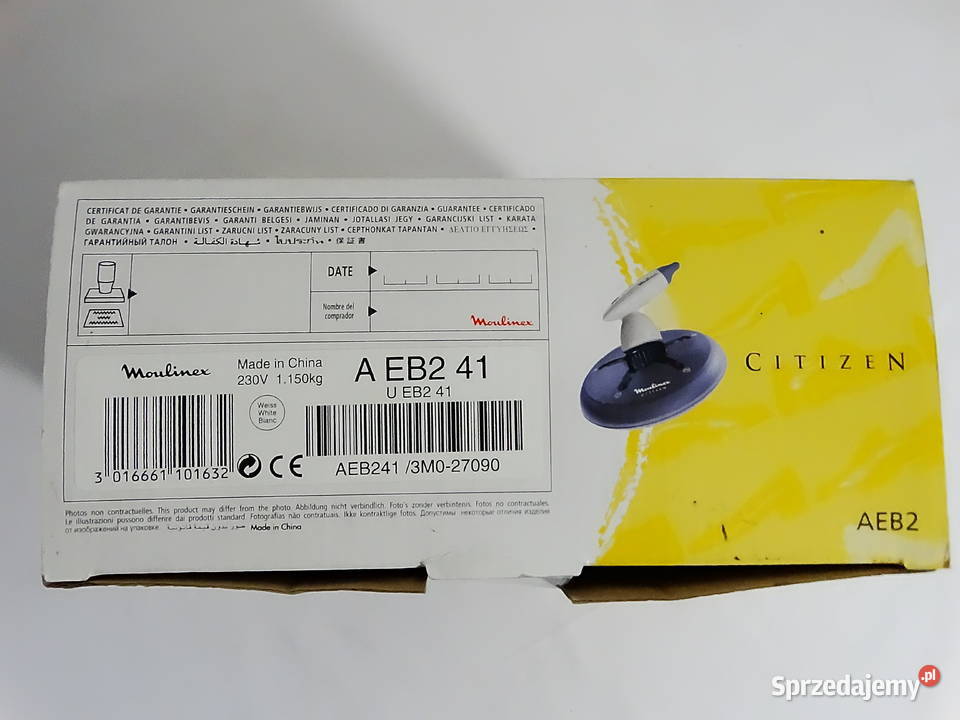 Moulinex Citizen AEB2 elektryczna polerka do
