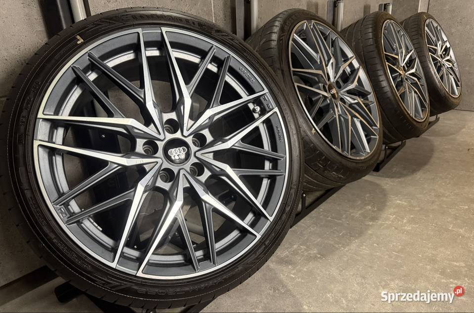 19 Audi A4 A5 felgi koła komplet z oponami 5x112 wielkopolskie Lubasz