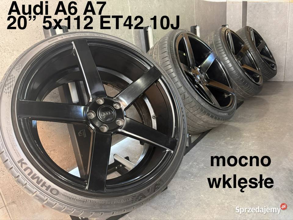 20 Audi A6 A7 mocno wklęsłe felgi koła komplet z Lubasz