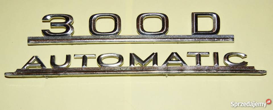 Mercedes W123 300D Emblemat Oryginał Pabianice