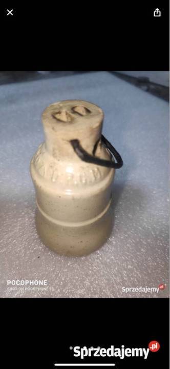 ładna oprawka porcelanowa z napisem na oprawce śląskie