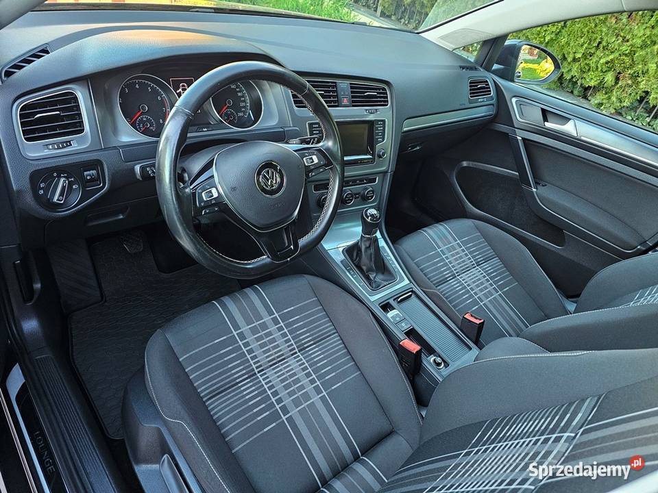 VW Golf VII Lounge 14 TSI 125 2015 r Zarej Stan ogranicznik prędkości wielkopolskie Ostrów Wielkopolski sprzedam