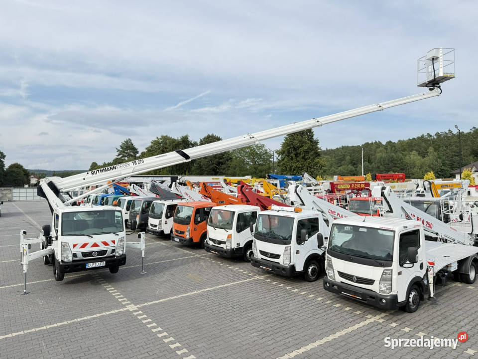 Nissan Cabstar Podnośnik Koszowy 27m RUTHMANN TB manualna Widełki