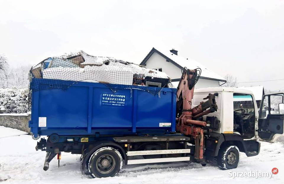 ODBIÓR ODPADÓW kontener na gruz śmieci inne Wadowice