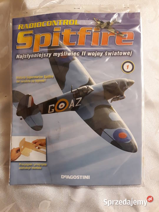 Samolot Spitfire RC model do złożenia Militaria Mrozy