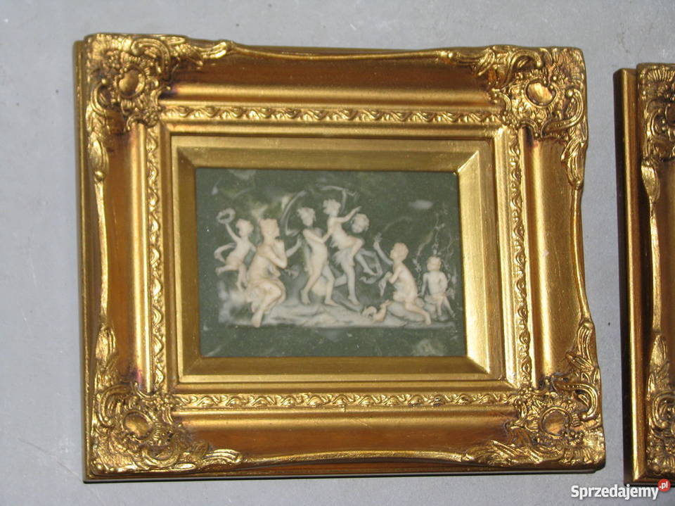 4 obrazy alabastrowe alabastry komplet obrazów Antyki, Sztuka, Kolekcje sprzedam